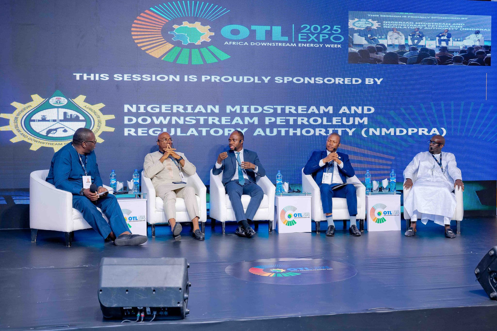 Panel session on the main stage at OTL Africa Downstream Energy Week