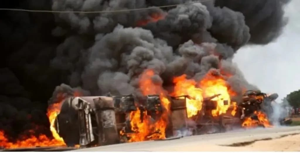 Tanker Crash in Oyo Spills 45,000 Litres, Fire Averted