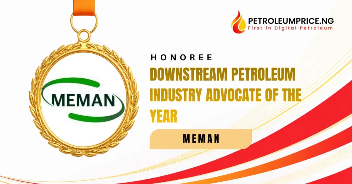 MEMAN Wins Downstream Petroleum Industry Advocate of the Year at 2025 Petroleum Prize
