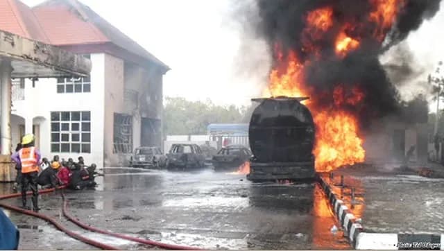 Fire Guts 17 Tricycles, Two Fuel Tankers in Kano