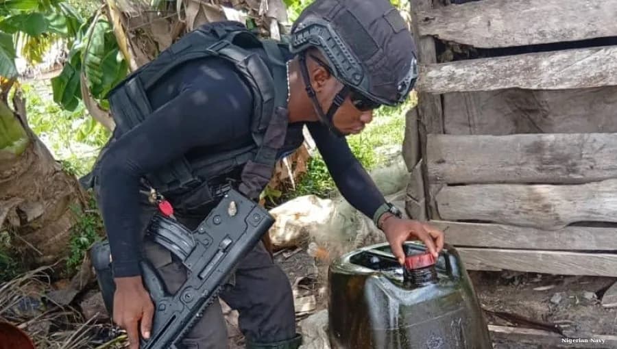 Navy Busts 468 Refineries, Arrests 215 Oil Theft Suspects