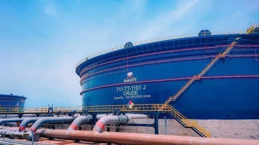 Dangote Refinery Crude Oil Receipts Drop 15% in September