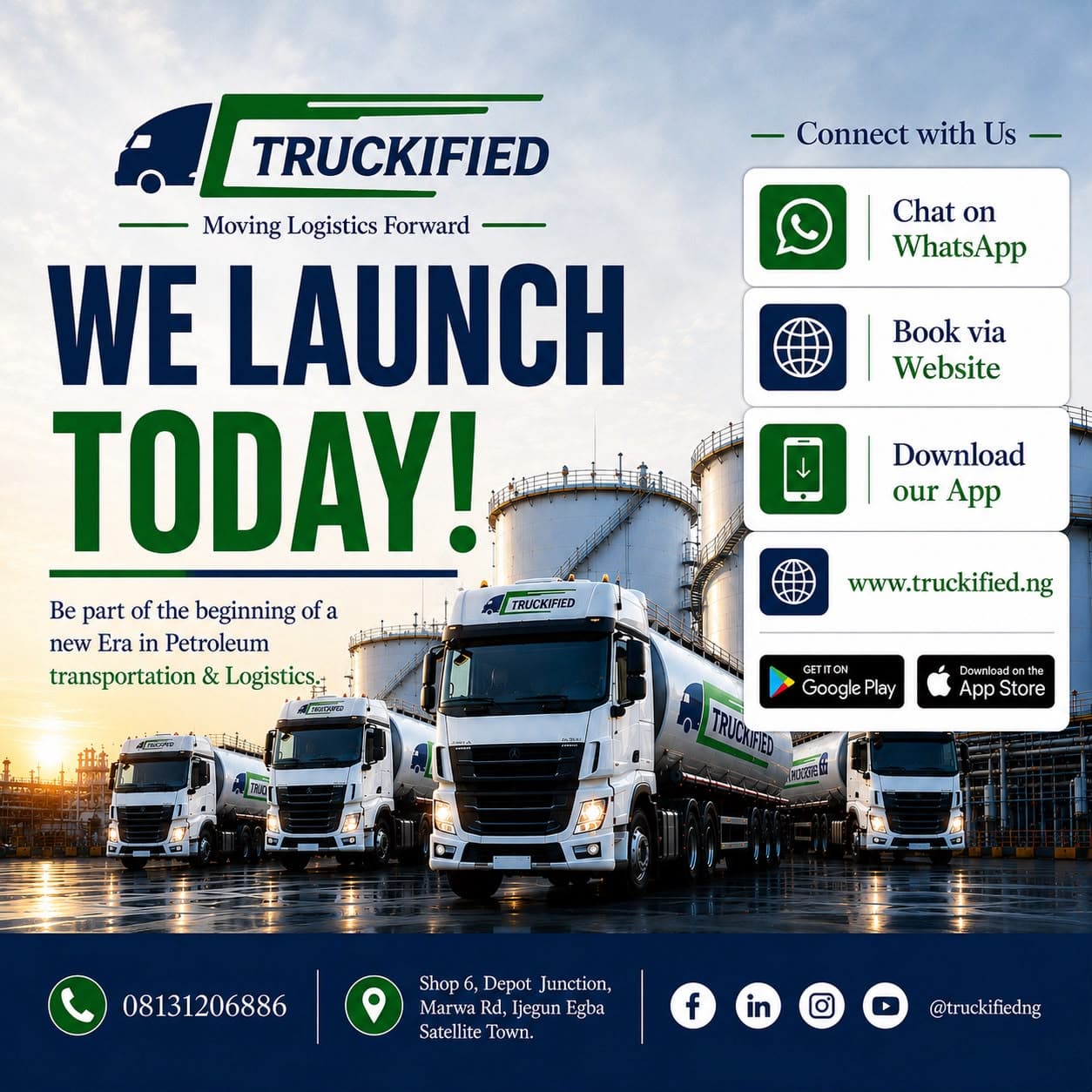 Truckified Launches Digital Logistics Operations for Nigeria's Petroleum Supply Chain