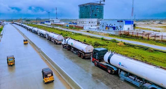 Truck Traffic Returns to Dangote Refinery as Lower Gantry Prices Attract Buyers