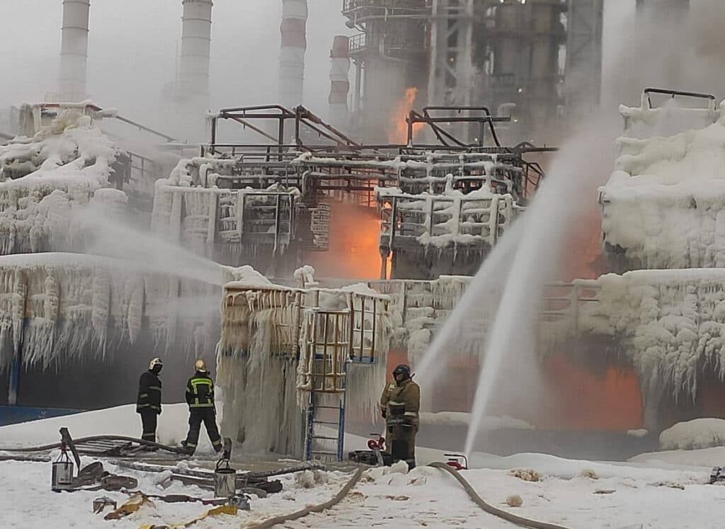 Ukraine Hits Two Russian Refineries in Deep Drone Strikes