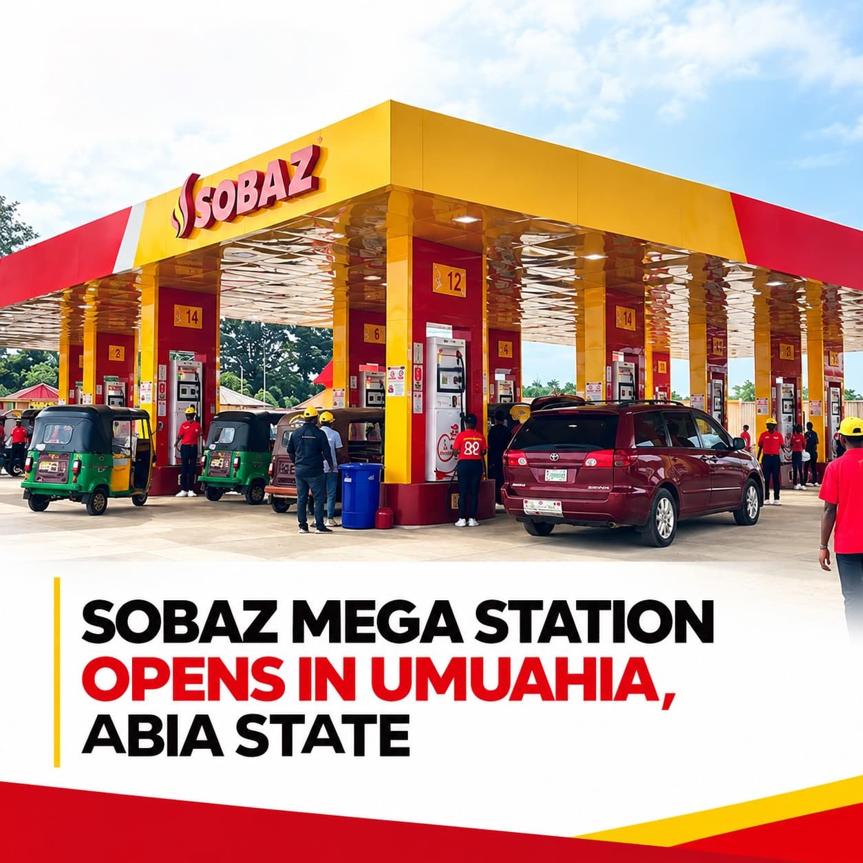 SOBAZ Mega Station Opens for Retail Business in Abia