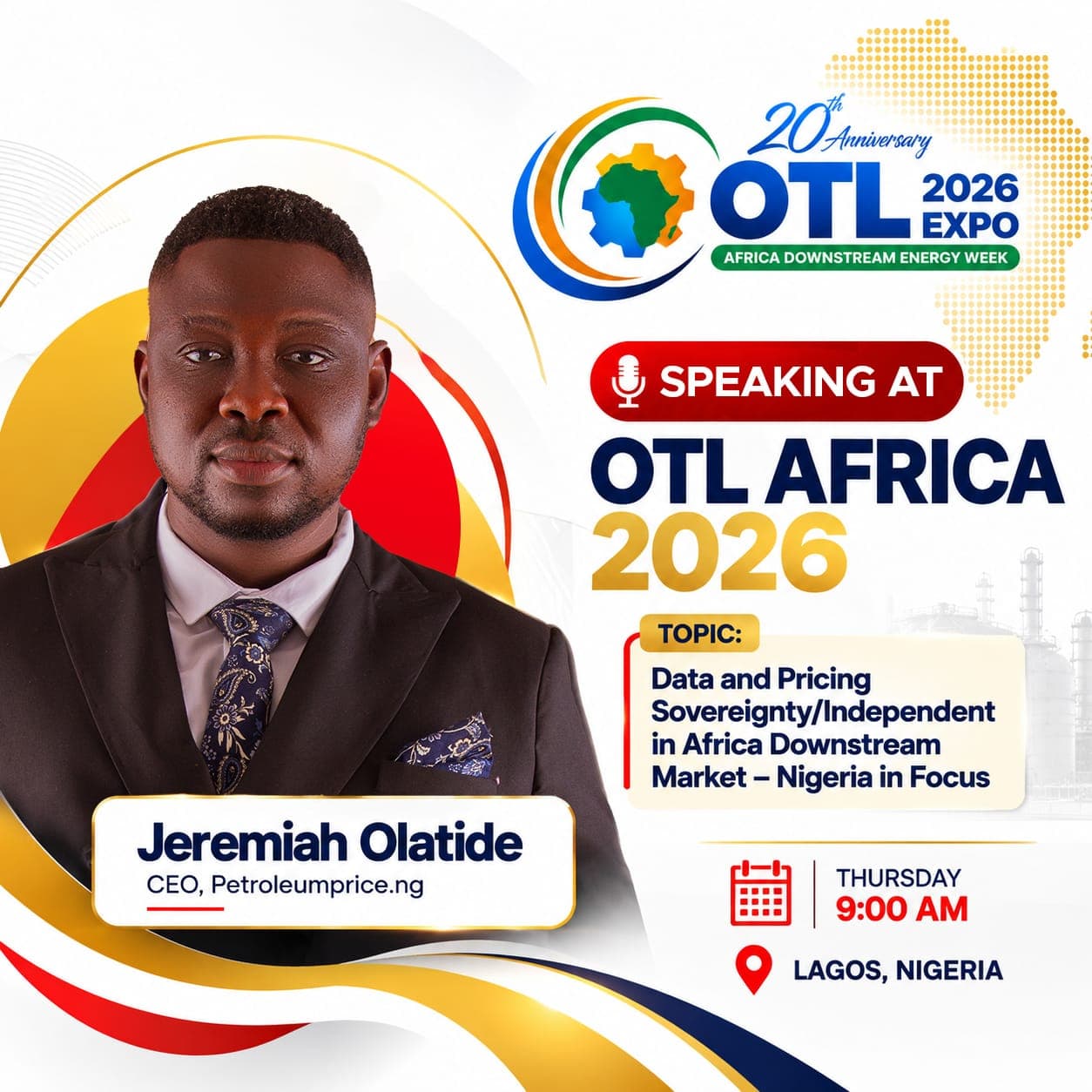 OTL Africa @ 20: Petroleumprice.ng CEO to Speak on Data, Pricing Sovereignty