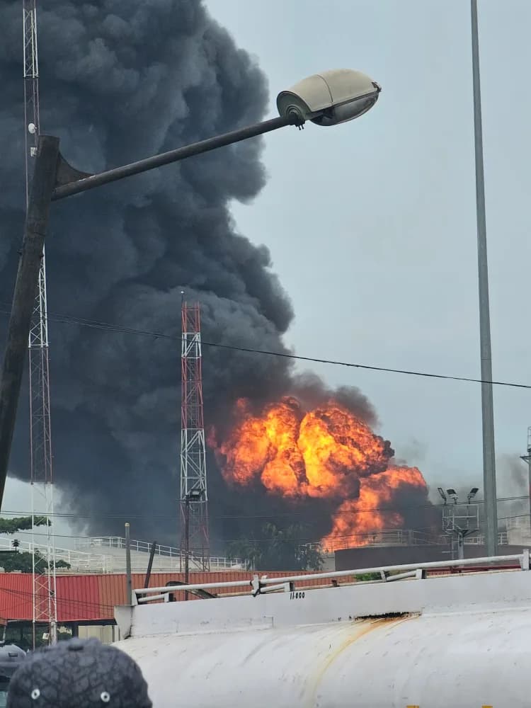 BREAKING: Fire Reported at Bono Depot, Emergency Responders Mobilised